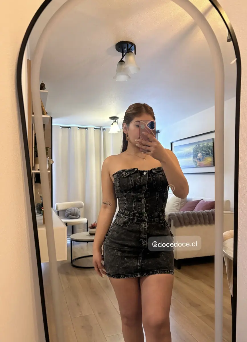 VESTIDO JEANS OSCURO